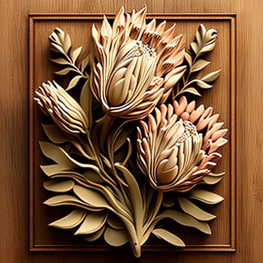 3D model st Protea (STL)